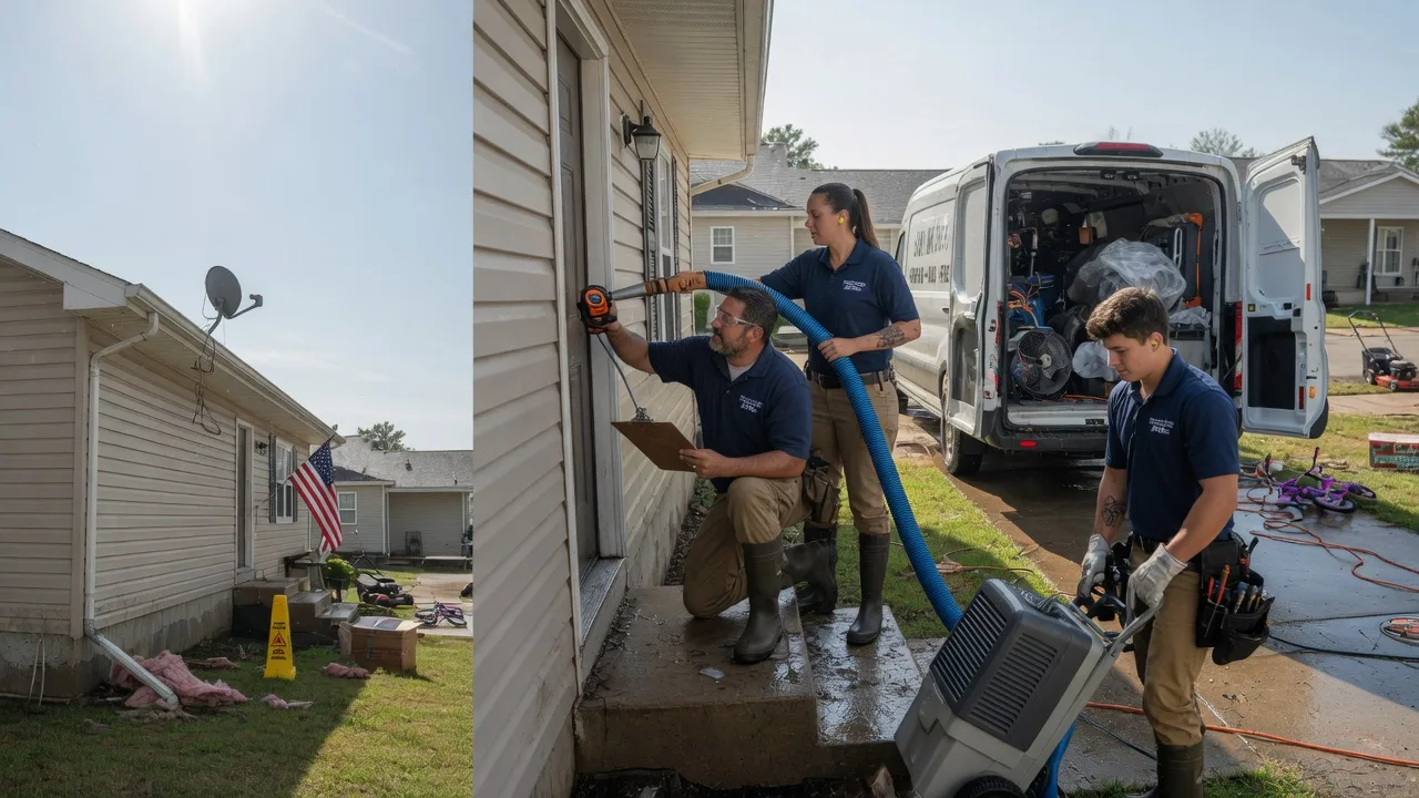 Ceiling Water Damage Restoration in Counce, TN near me